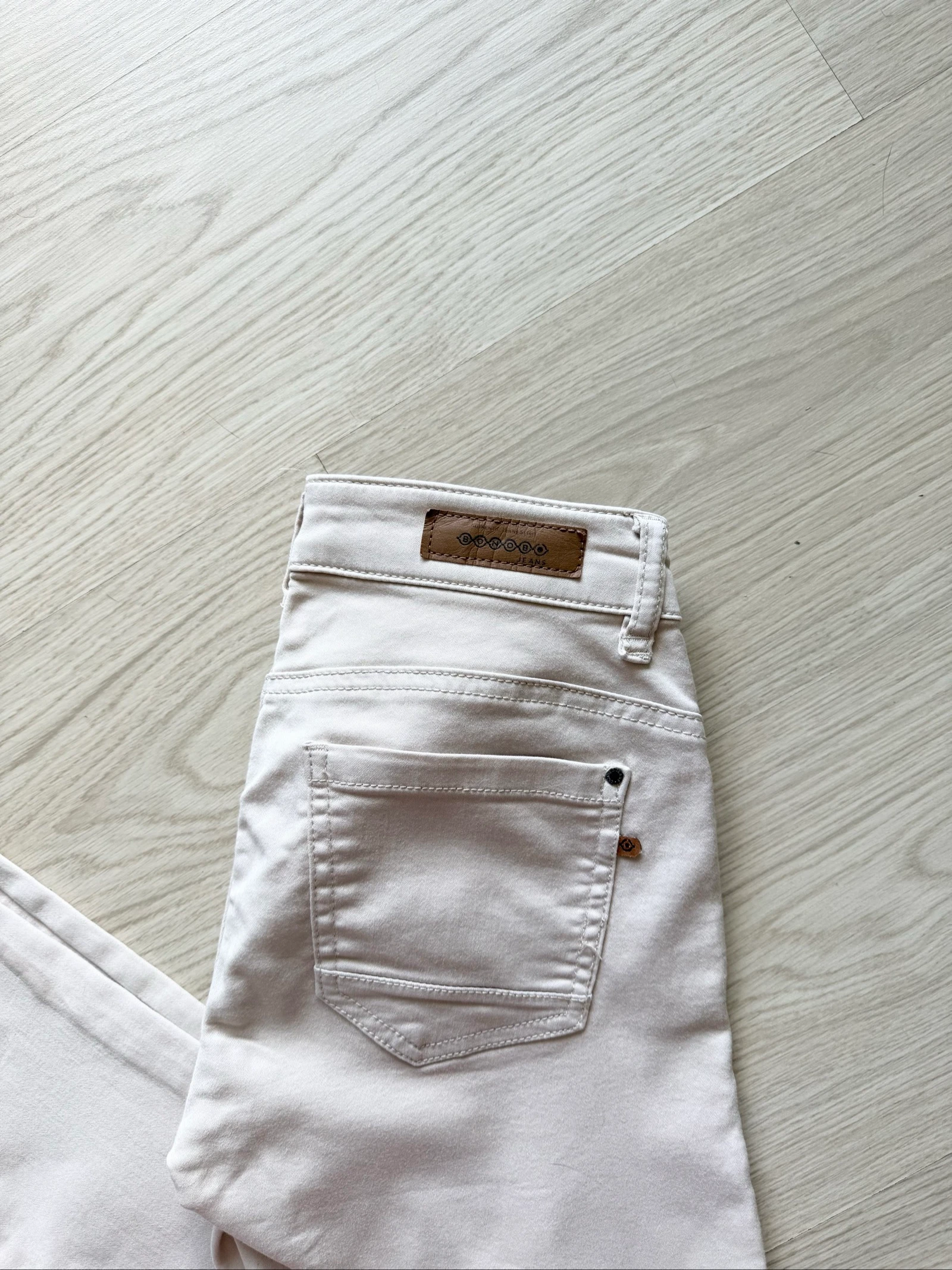 Calça slim skinny bege Bonobo tamanho 34 XS – photo 4